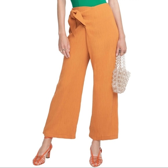 ASTR The Label Apricot Orange Asher Wide Leg Pant & Berlin Tank Top Set NWT XS - Picture 7 of 12